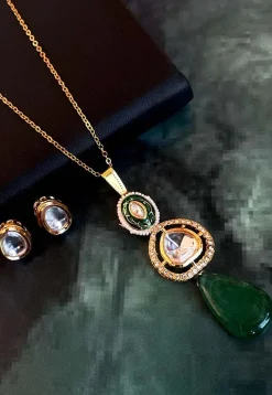 Kundan Pendant Set
