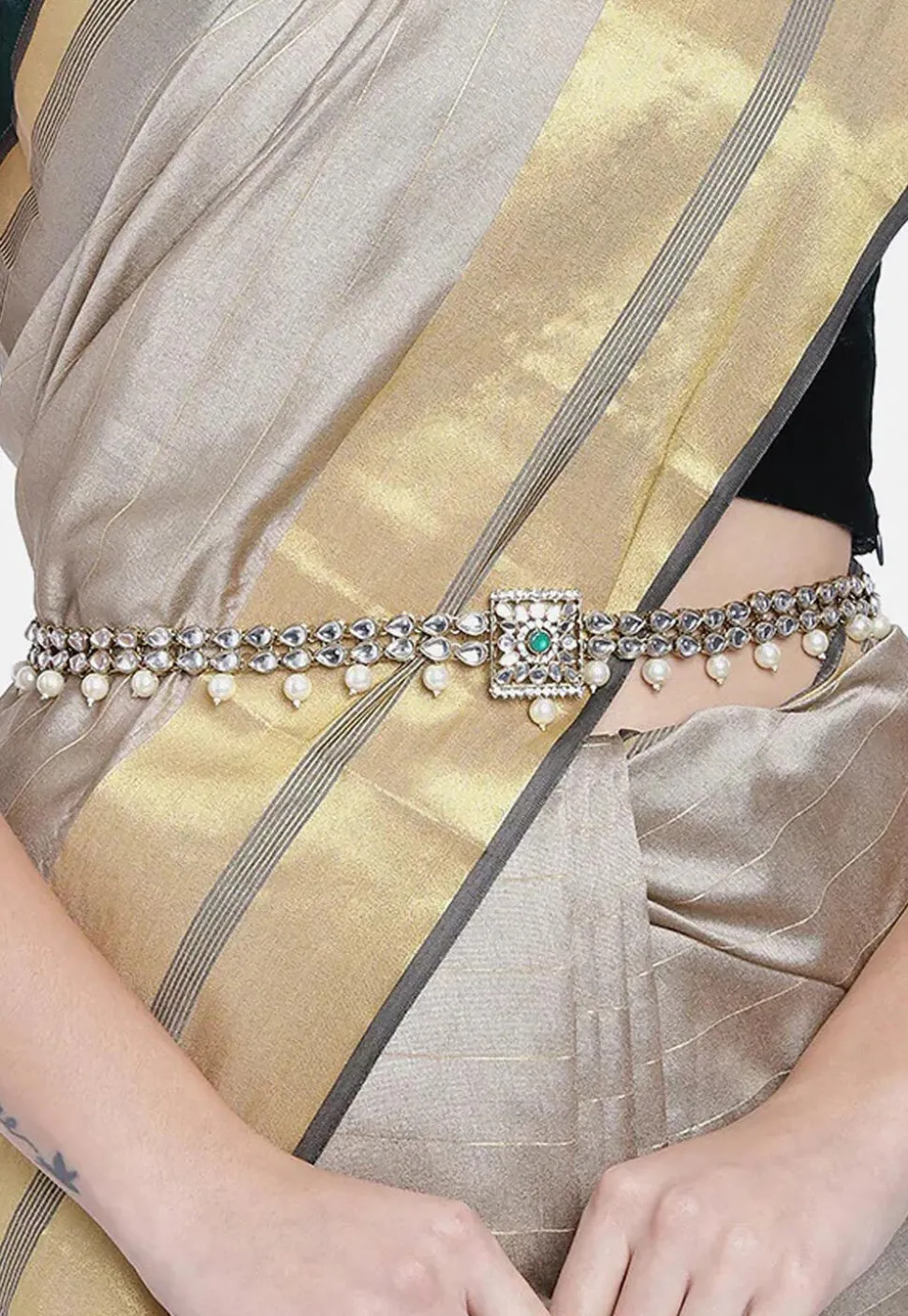 Kundan Waist Chain
