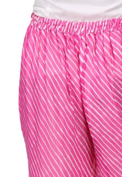 Lehariya Printed Georgette Palazzo in Pink