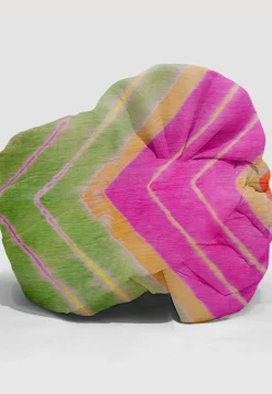 Leheriya Chiffon Unisex Turban in Multicolor