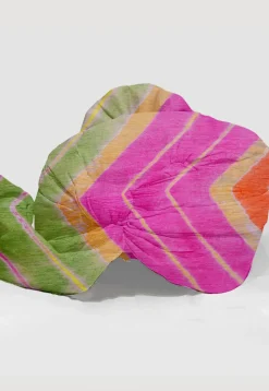 Leheriya Chiffon Unisex Turban in Multicolor