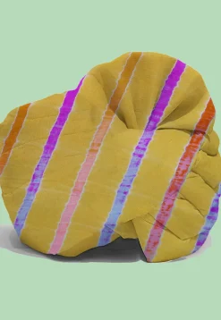 Leheriya Crepe Kids Turban in Mustard