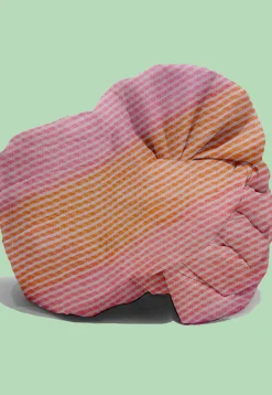Leheriya Kota Silk Kids Turban in Shaded Orange and Pink
