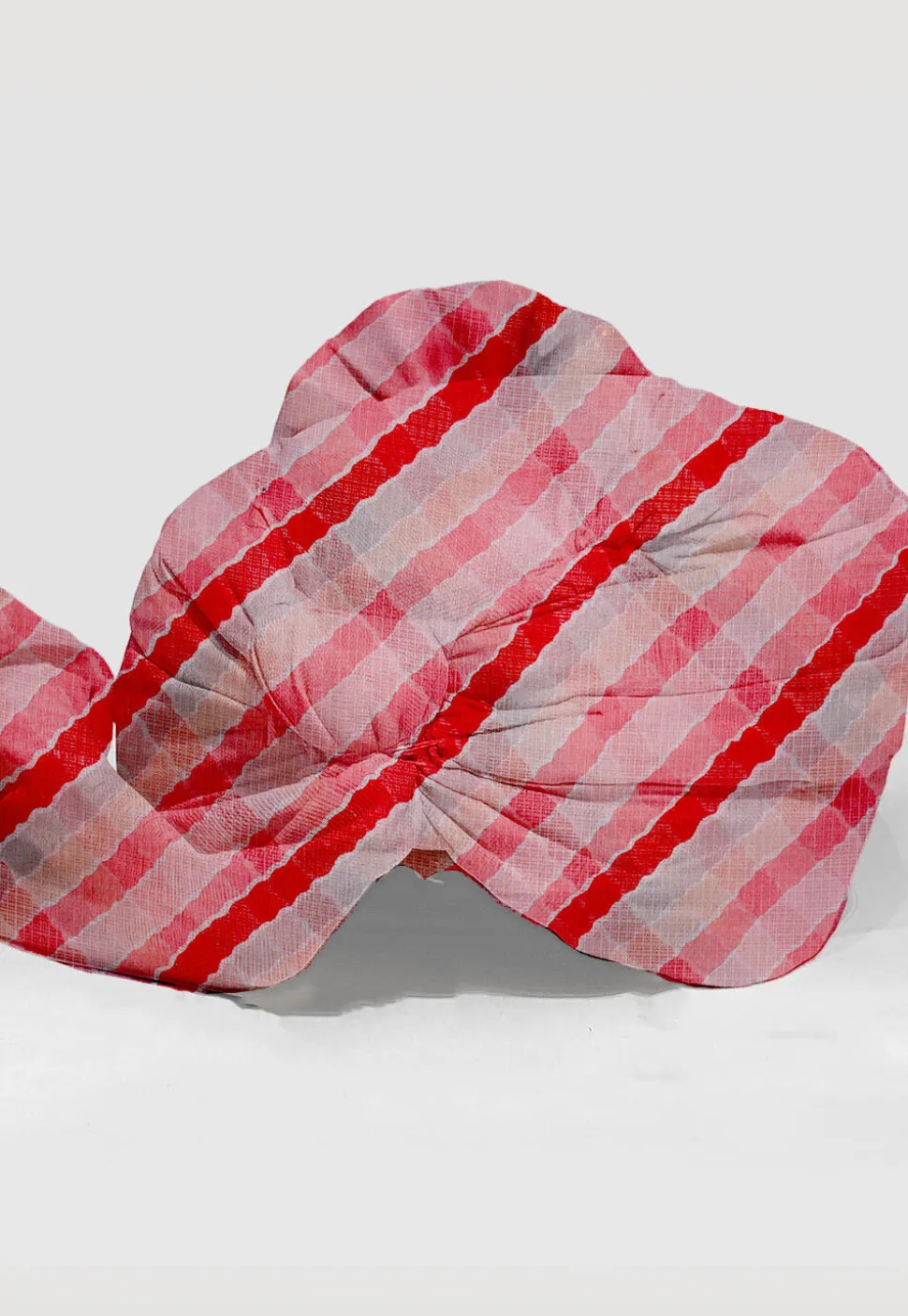 Leheriya Kota Silk Unisex Turban in Shaded Red