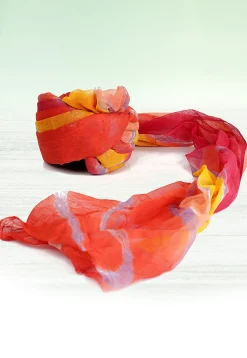 Leheriya Printed Cotton Kids Turban in Multicolor