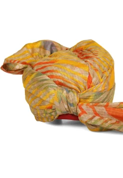 Leheriya Printed Kota Doria Turban in Multicolor