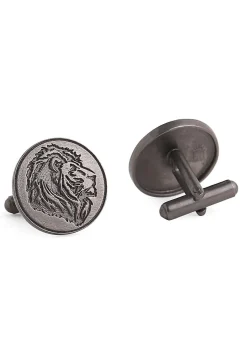 Lions Mane Metallic Cufflink Pair