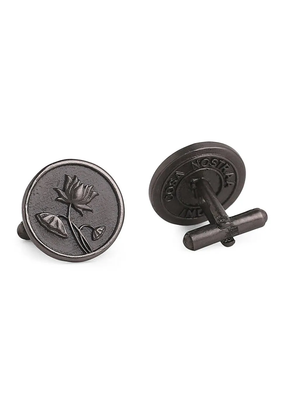 Lotus Magic Metallic Cufflink Pair