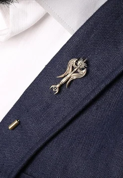Medieval War Weapon Metallic Lapel Pin