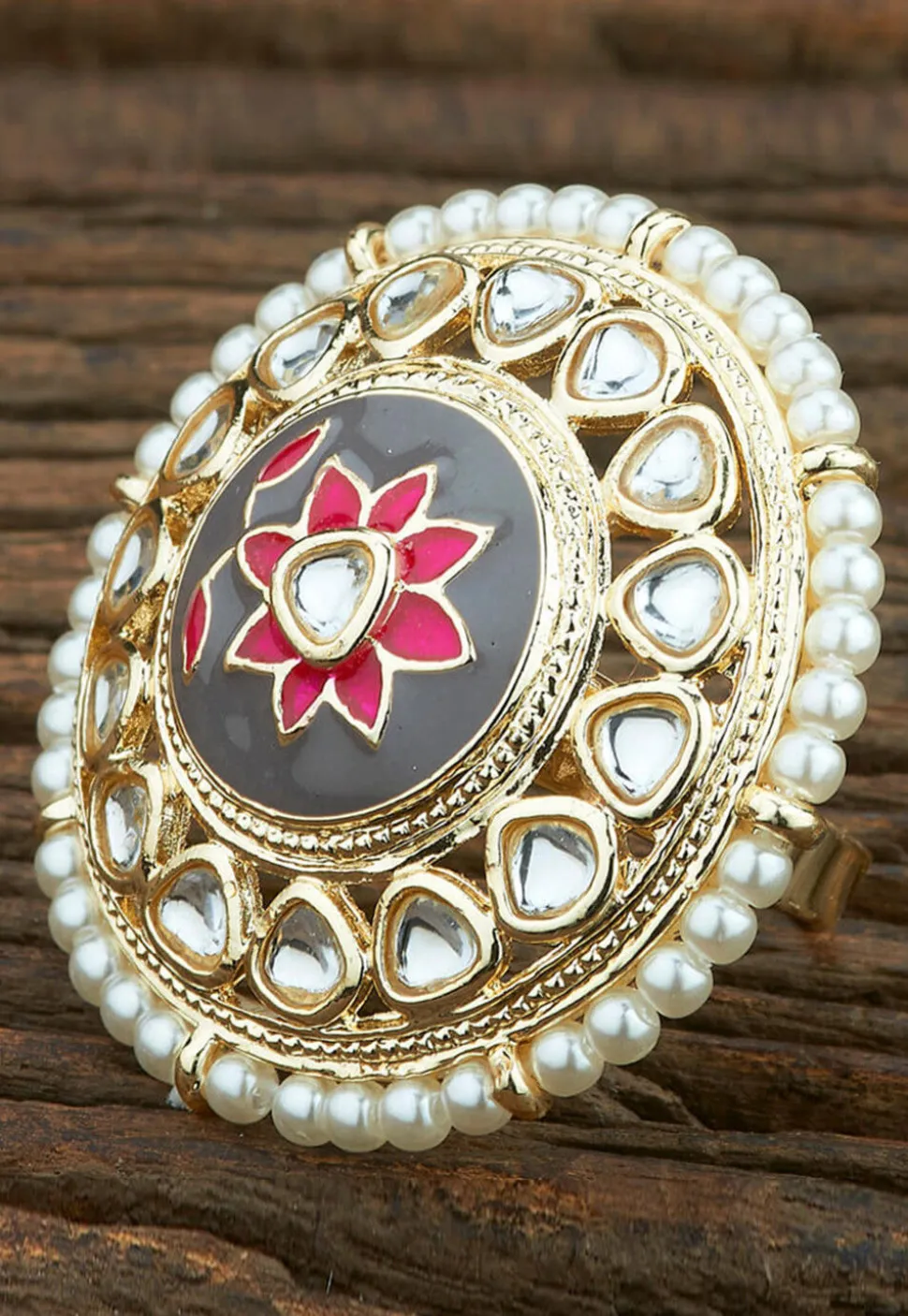 Meenakari Adjustable Ring