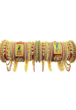 Meenakari Choora Set