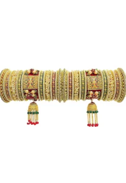 Meenakari Choora Set