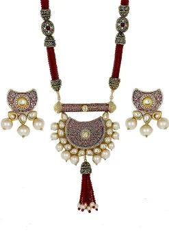 Meenakari Necklace Set
