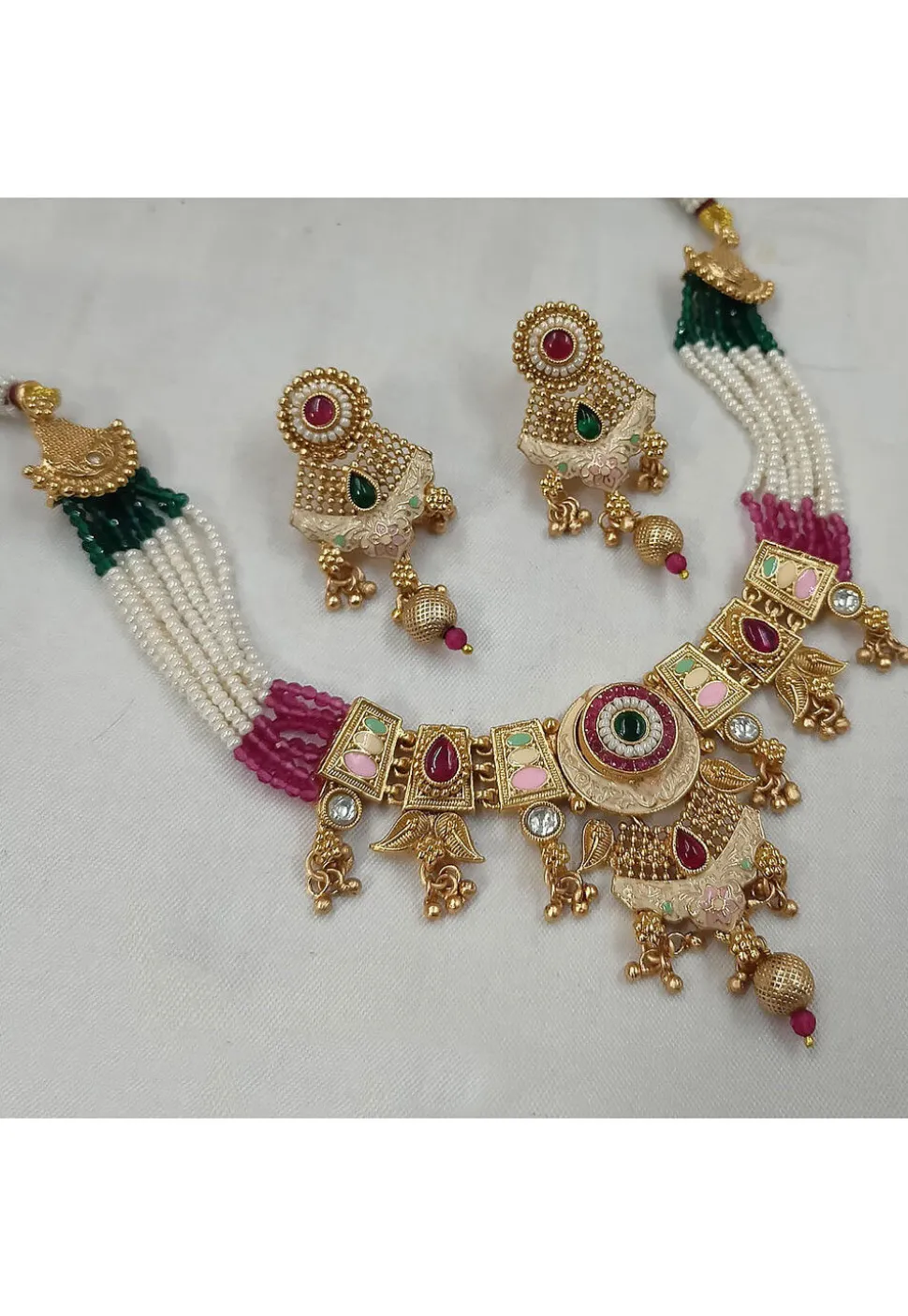Meenakari Necklace Set
