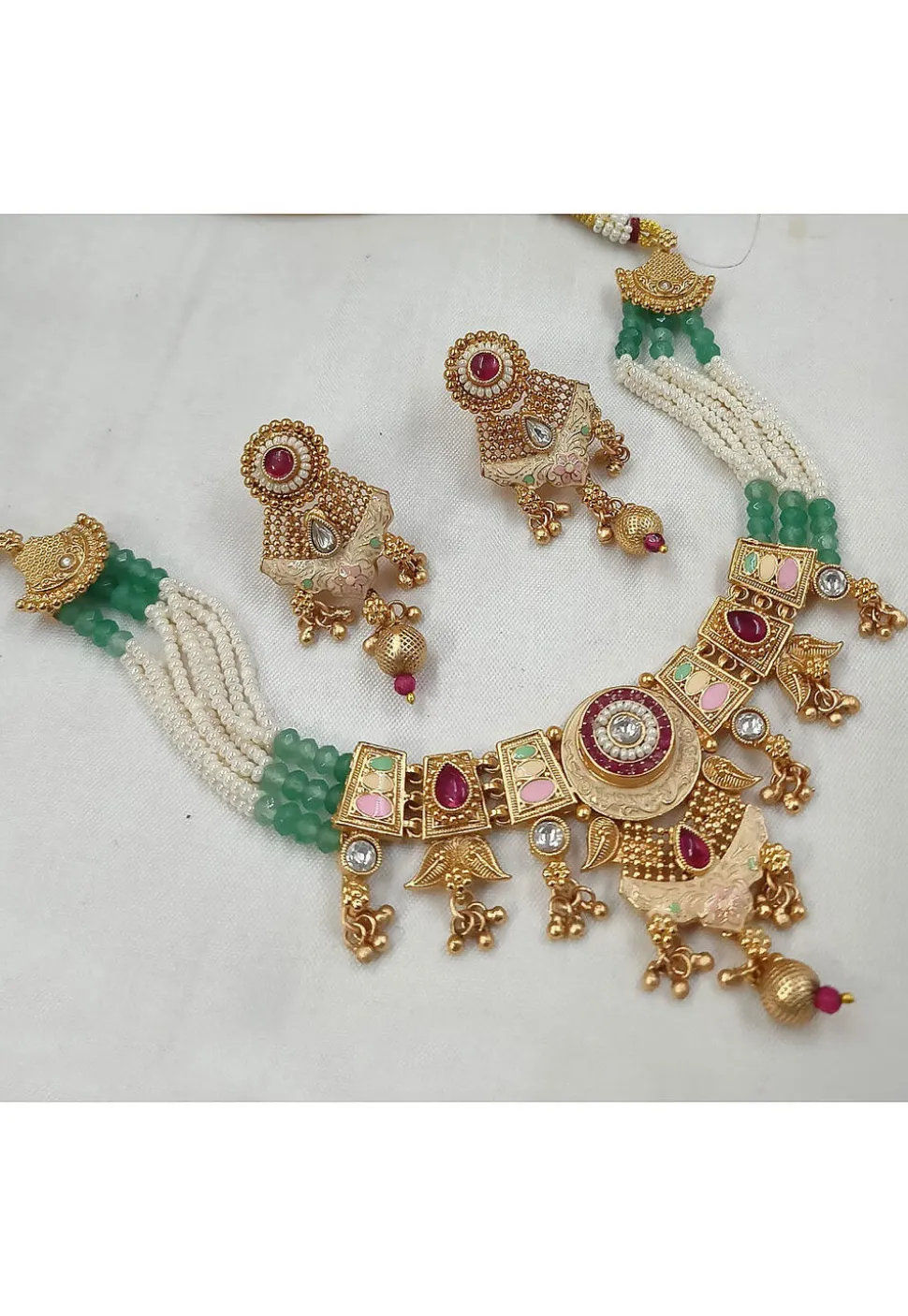 Meenakari Necklace Set