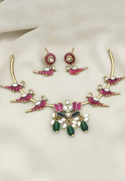 Meenakari Necklace Set