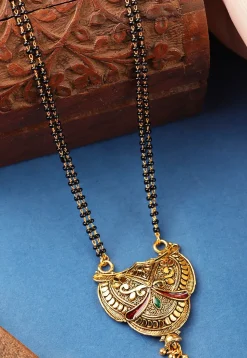 Meenakari Oxidised Mangalsutra