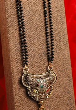 Meenakari Oxidised Mangalsutra