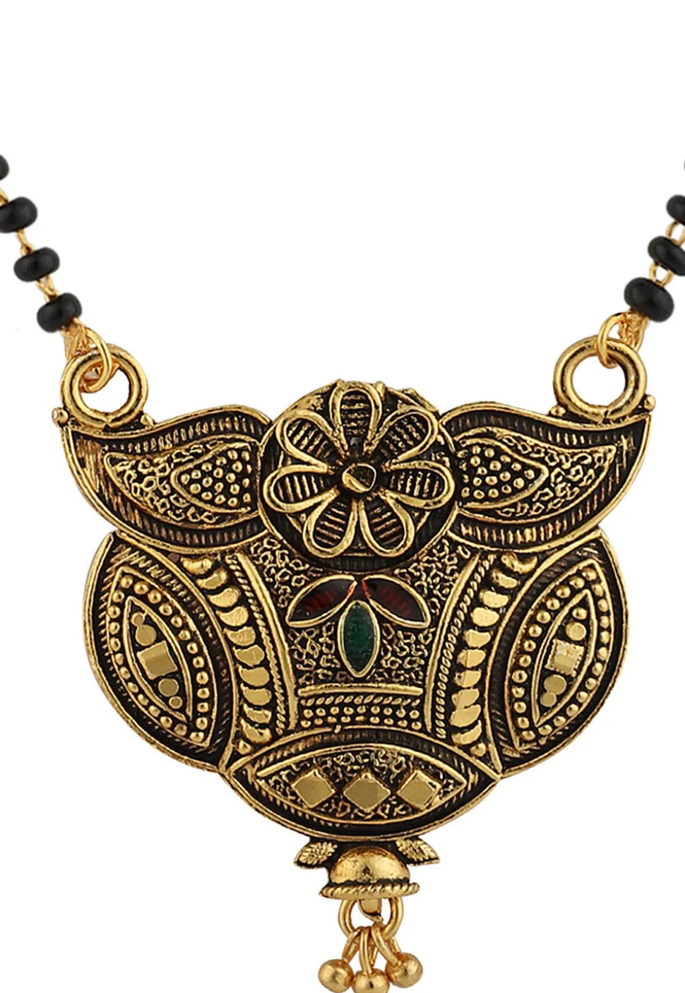 Meenakari Oxidised Mangalsutra
