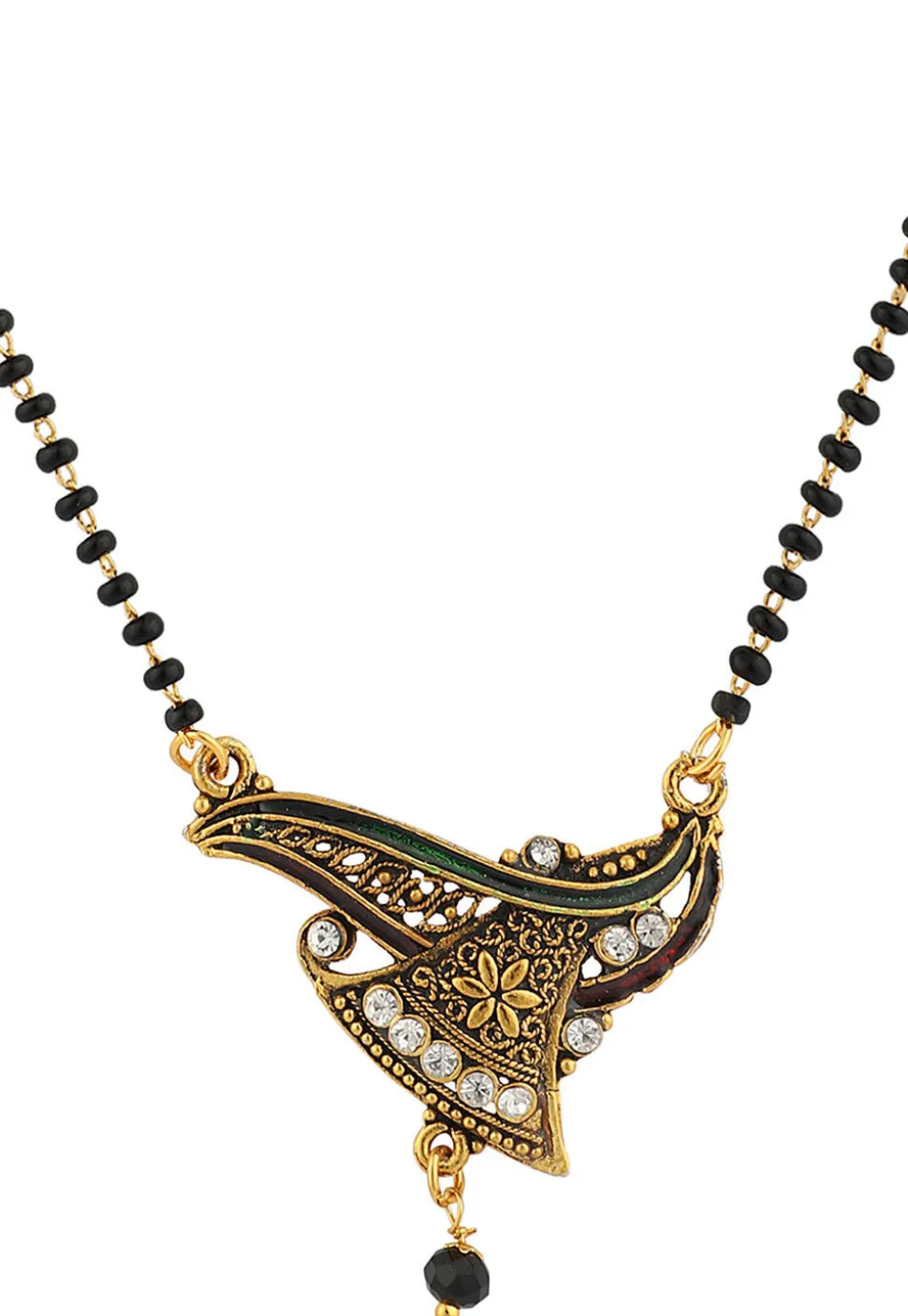 Meenakari Oxidised Mangalsutra