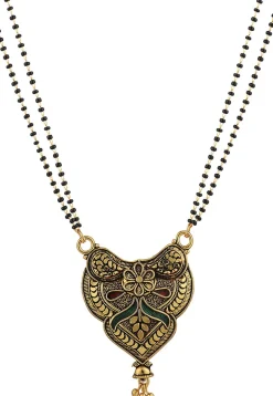 Meenakari Oxidised Mangalsutra
