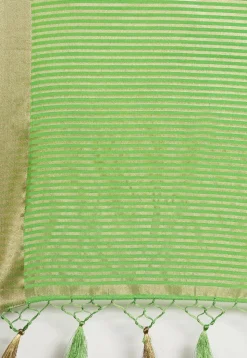 Mysore Silk Saree in Light Green