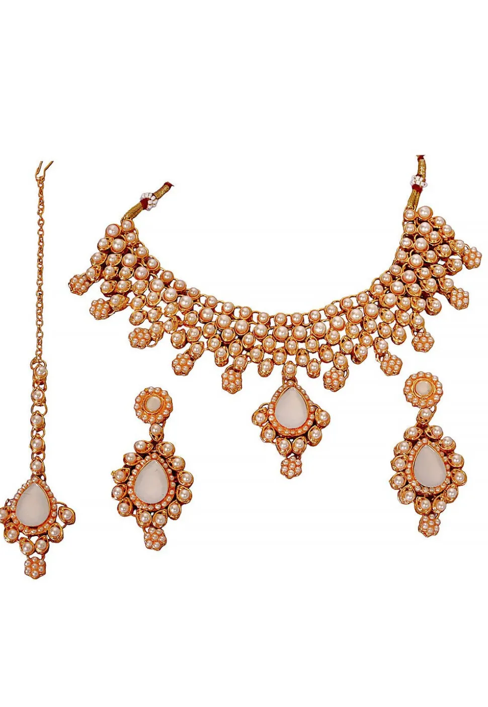 Pearl Choker Necklace Set