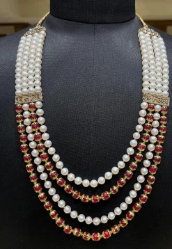 Pearl Layered Kanthimala