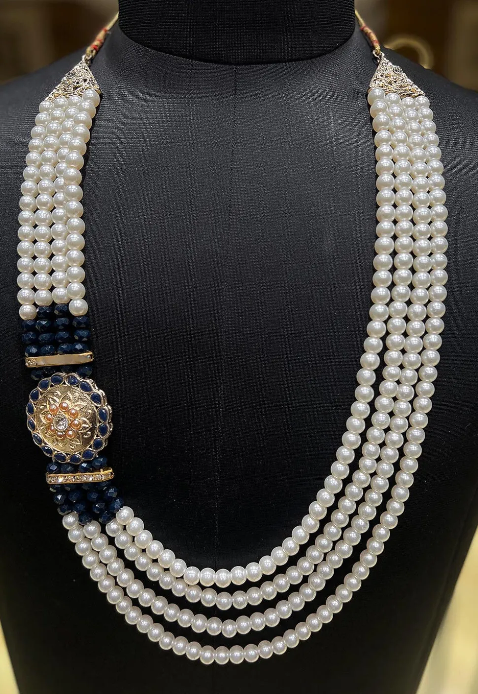 Pearl Layered Kanthimala