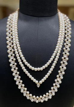 Pearl Layered Kanthimala