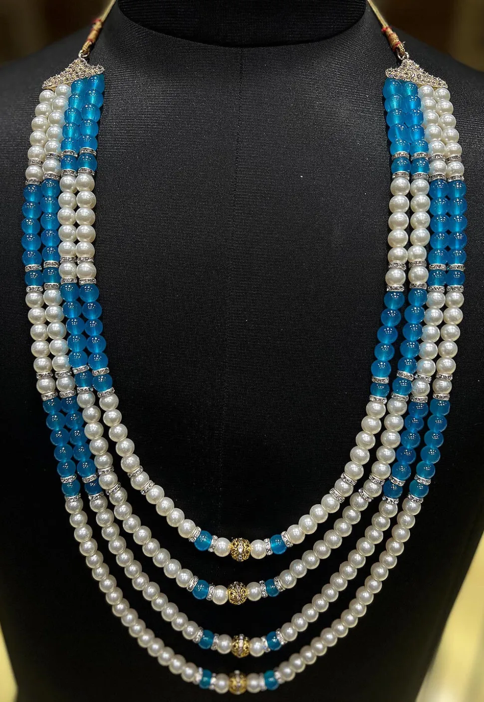 Pearl Layered Kanthimala
