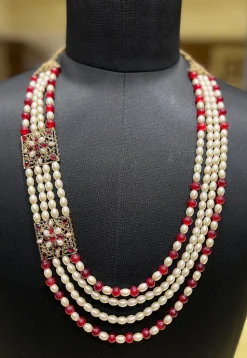 Pearl Layered Kanthimala