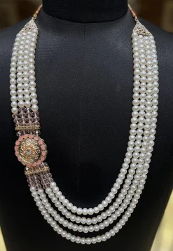 Pearl Layered Kanthimala