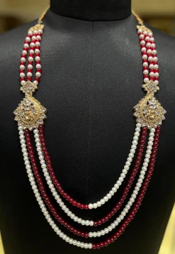 Pearl Layered Kanthimala
