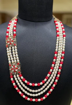 Pearl Layered Kanthimala
