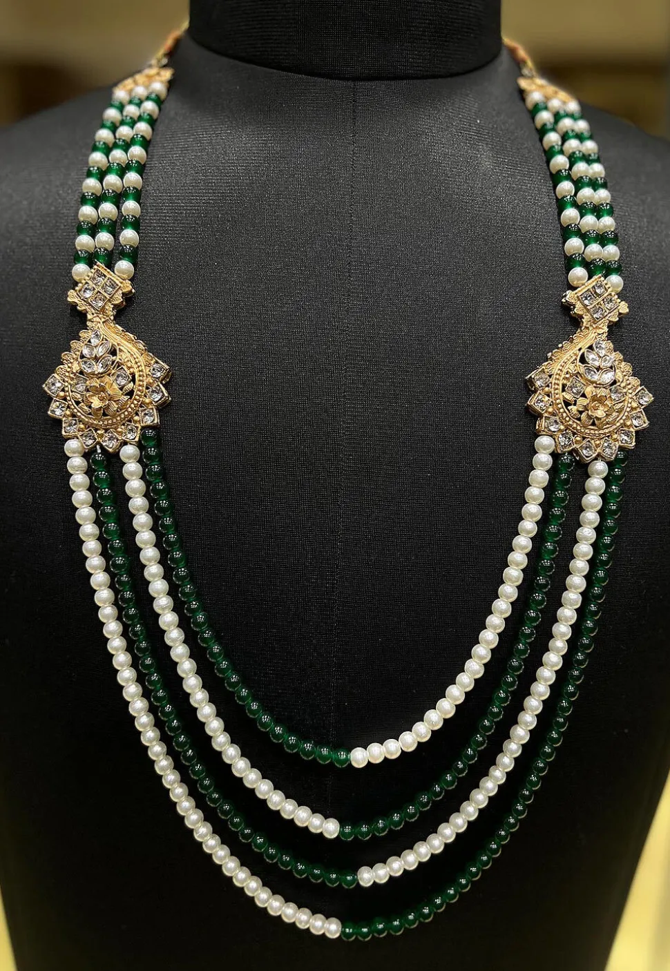 Pearl Layered Kanthimala