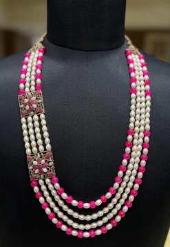 Pearl Layered Kanthimala