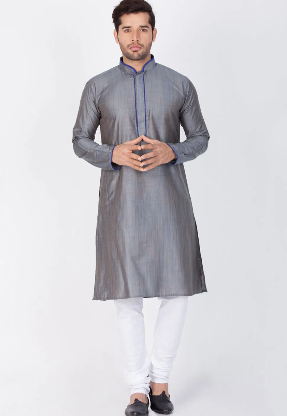 Plain Cotton Churidar in White