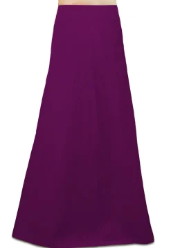 Plain Cotton Petticoat in Magenta