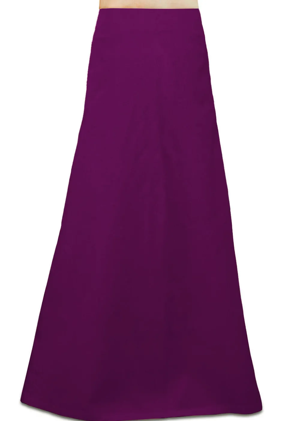 Plain Cotton Petticoat in Magenta