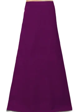 Plain Cotton Petticoat in Magenta