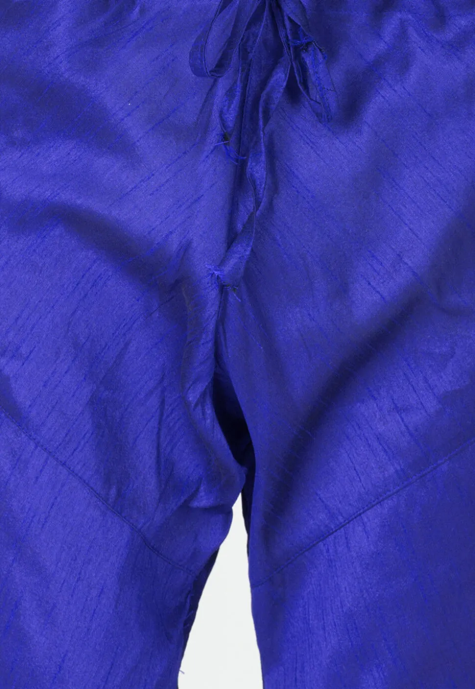 Plain Cotton Silk Churidar in Royal Blue