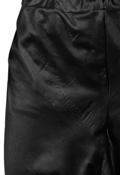Plain Cotton Silk Churidar in Black