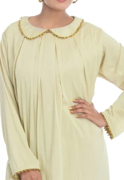 Plain Crepe Tunic in Light Green