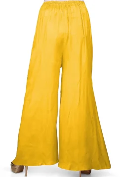 Plain Shantoon Palazzo in Yellow