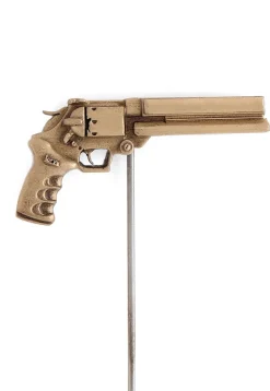 Power Gun Metallic Lapel Pin