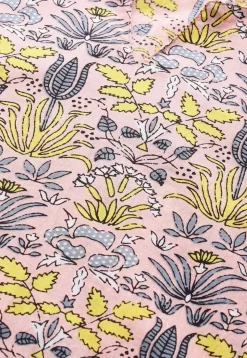Printed Cotton Pakistani Suit in Peach