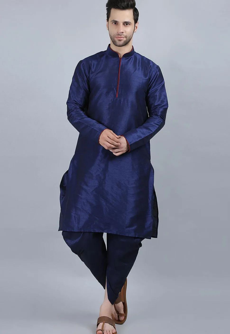 Printed Pure Cotton Kurta Jacket Set in White