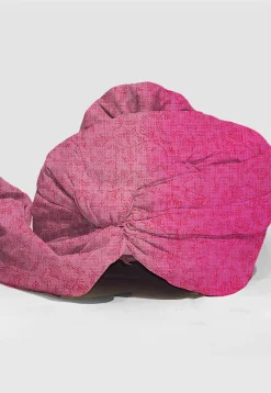 Printed Pure Kota Silk Unisex Turban in Pink
