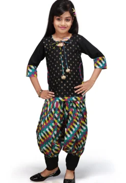 Printed Salwar Sets in Black